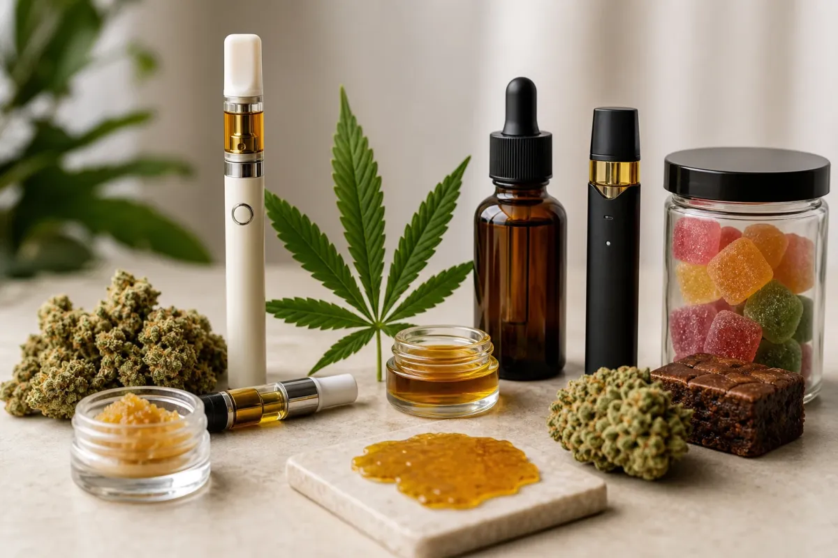 Productos THC: qué son, tipos de presentaciones y cómo diferenciarlos